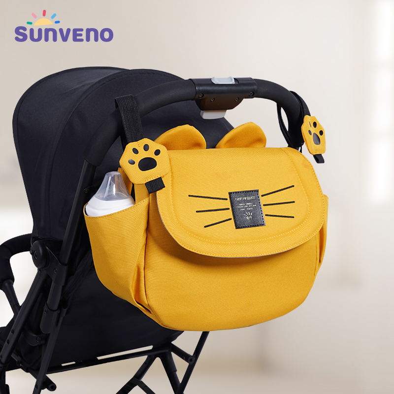 Diaper Caddy Organizer - Sunveno 고양이 기저귀 가방 대용량 엄마