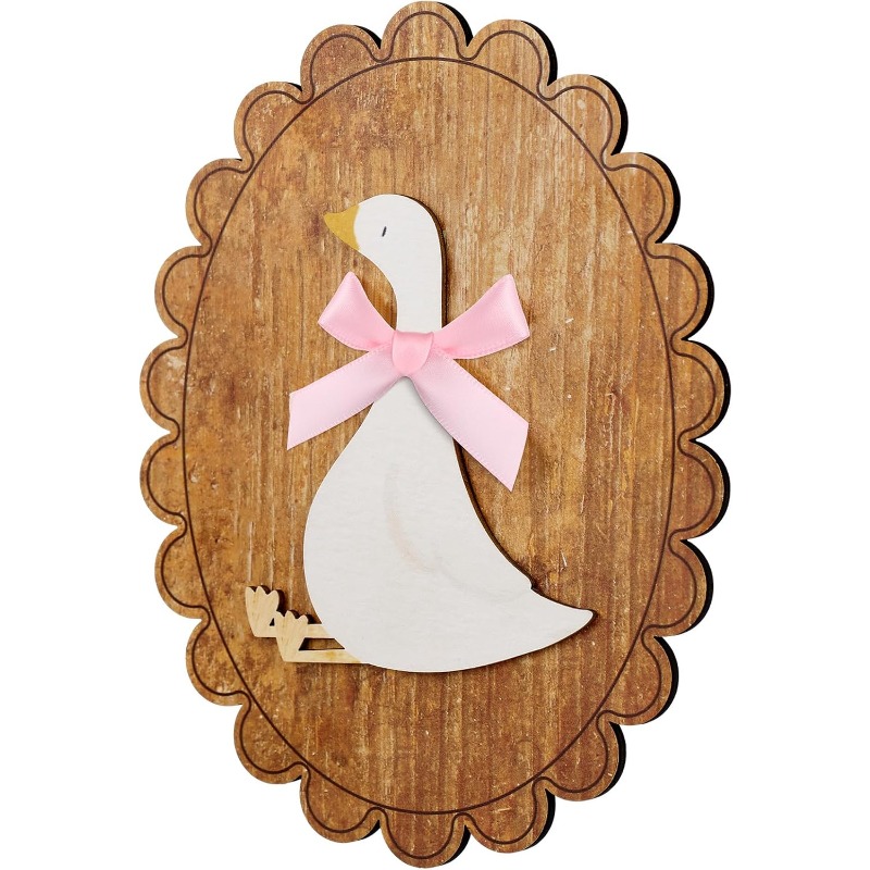 Baby Nursery Vintage Decor - 기발한 빈티지 나무 거위 벽 예술