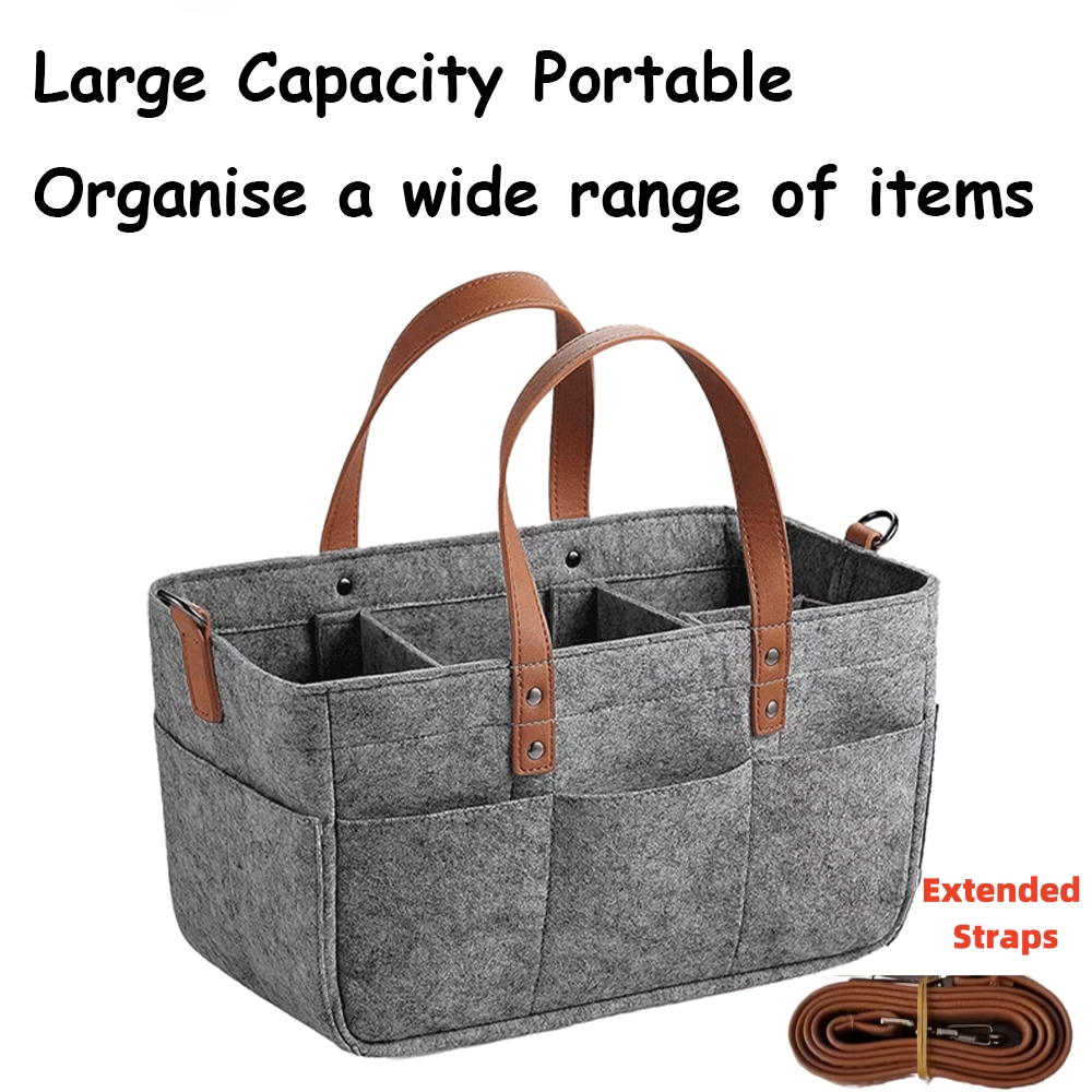 Diaper Caddy Organizer - 자동차 아기 펠트 보관 보육 정리함