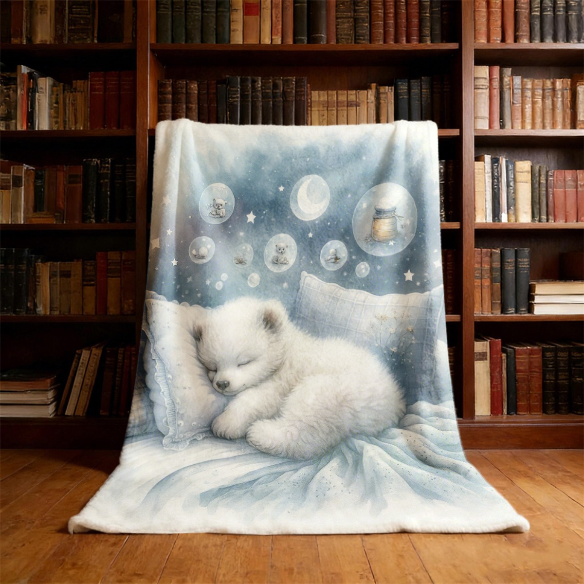 Baby Nursery Bedding Sets - 포근한 북극곰 아기 담요 플란넬 플러시