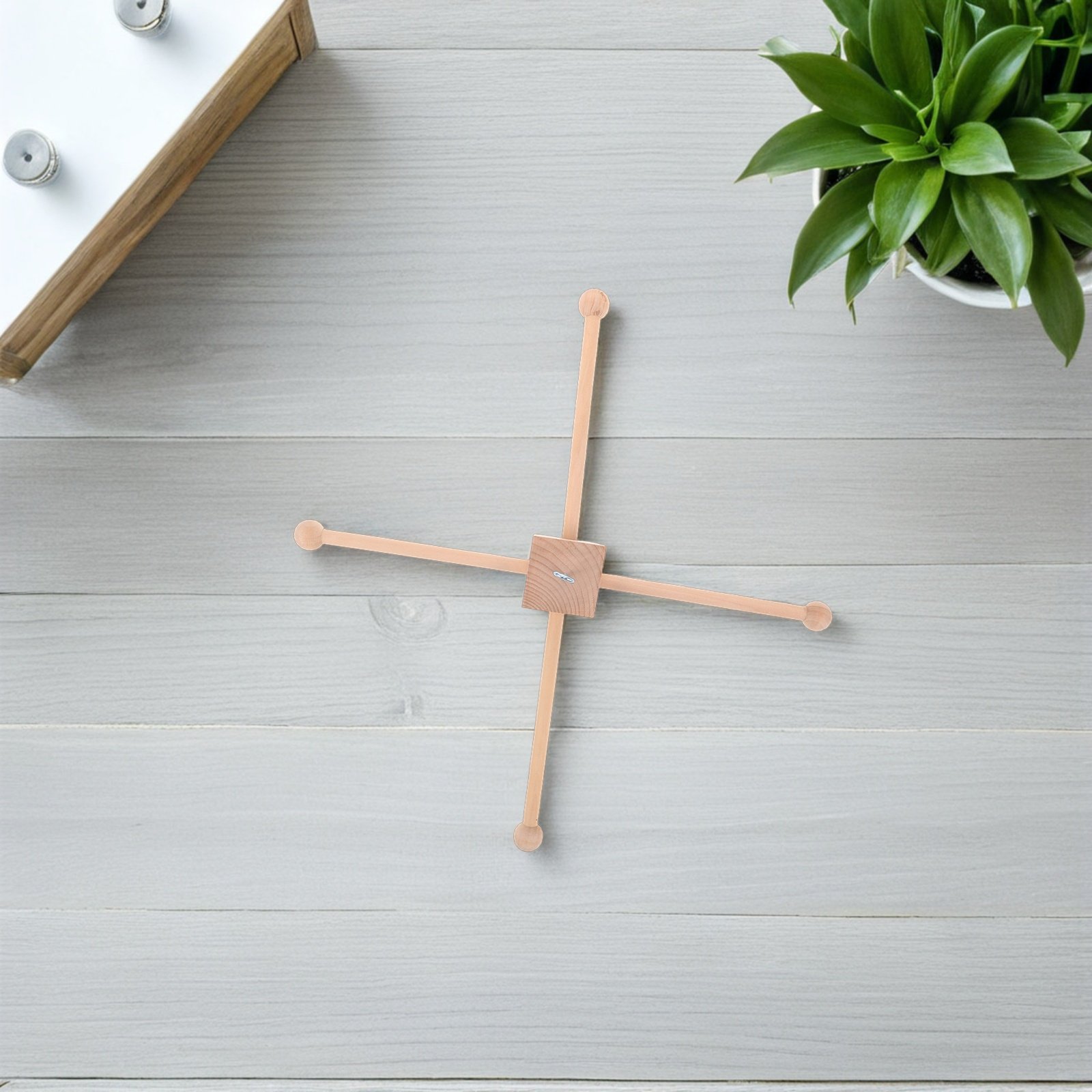 Baby Nursery Neutral - 1세트 아기 모빌 키트, 나무 프레임,