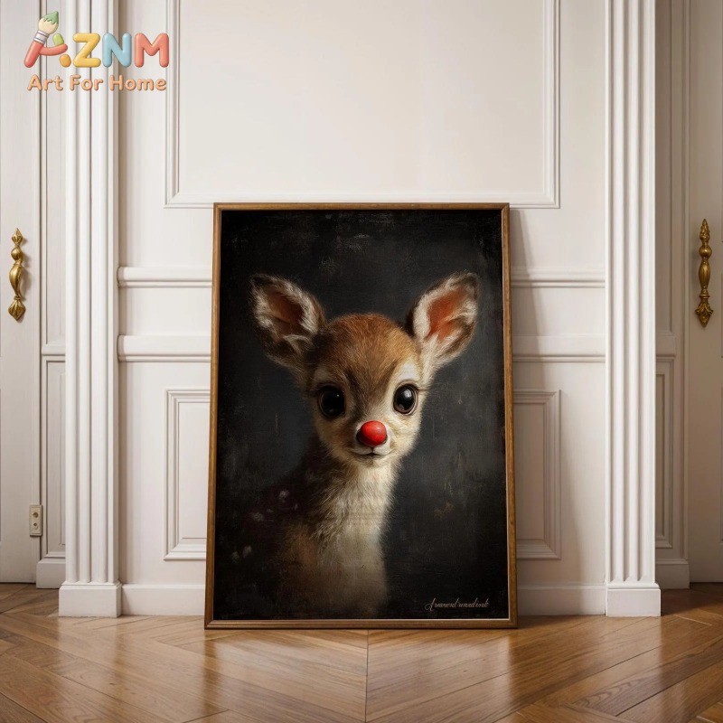 Baby Nursery Vintage Decor - 프레임 없는 캔버스 벽 장식 귀여운