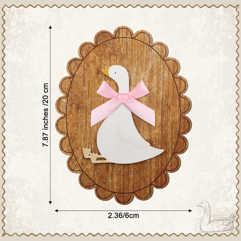 기발한 빈티지 나무 거위 벽 예술 - 실제 활이 있는  - Baby Nursery Vintage Decor 리뷰 및 가격