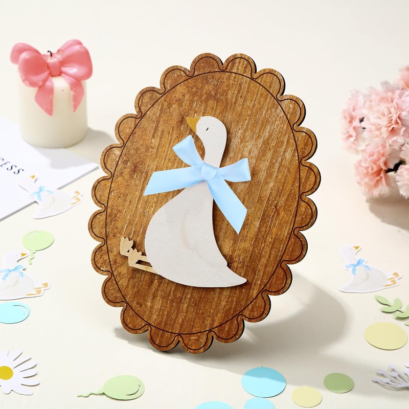 기발한 빈티지 나무 거위 벽 예술 - 실제 활이 있는  - Baby Nursery Vintage Decor 리뷰 및 가격