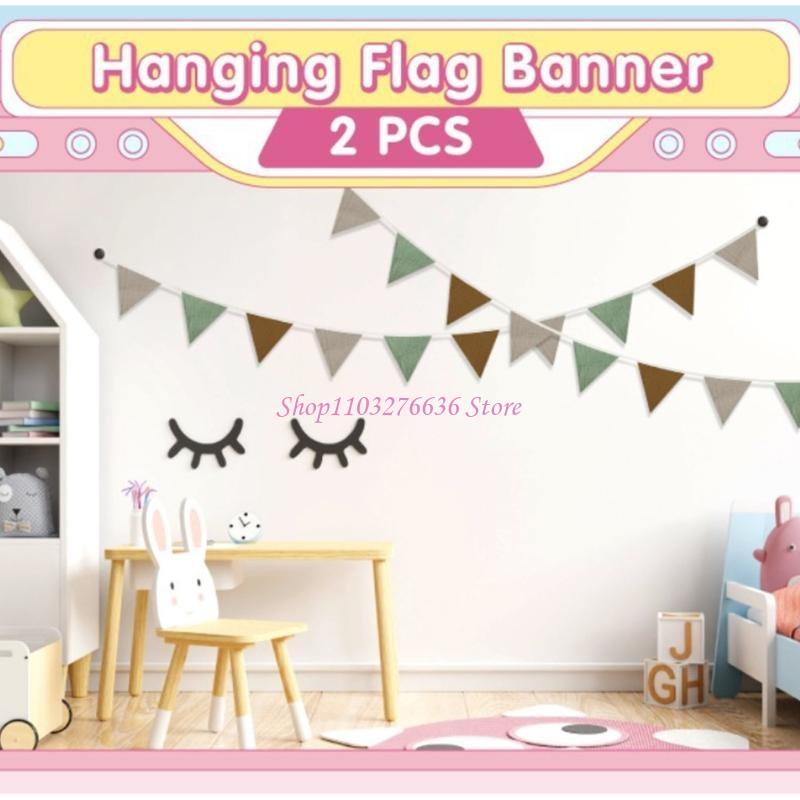 R6FD 통기성 캔디 컬러 보육 깃발 배너 깃발 아기  - Baby Nursery Neutral 리뷰 및 가격