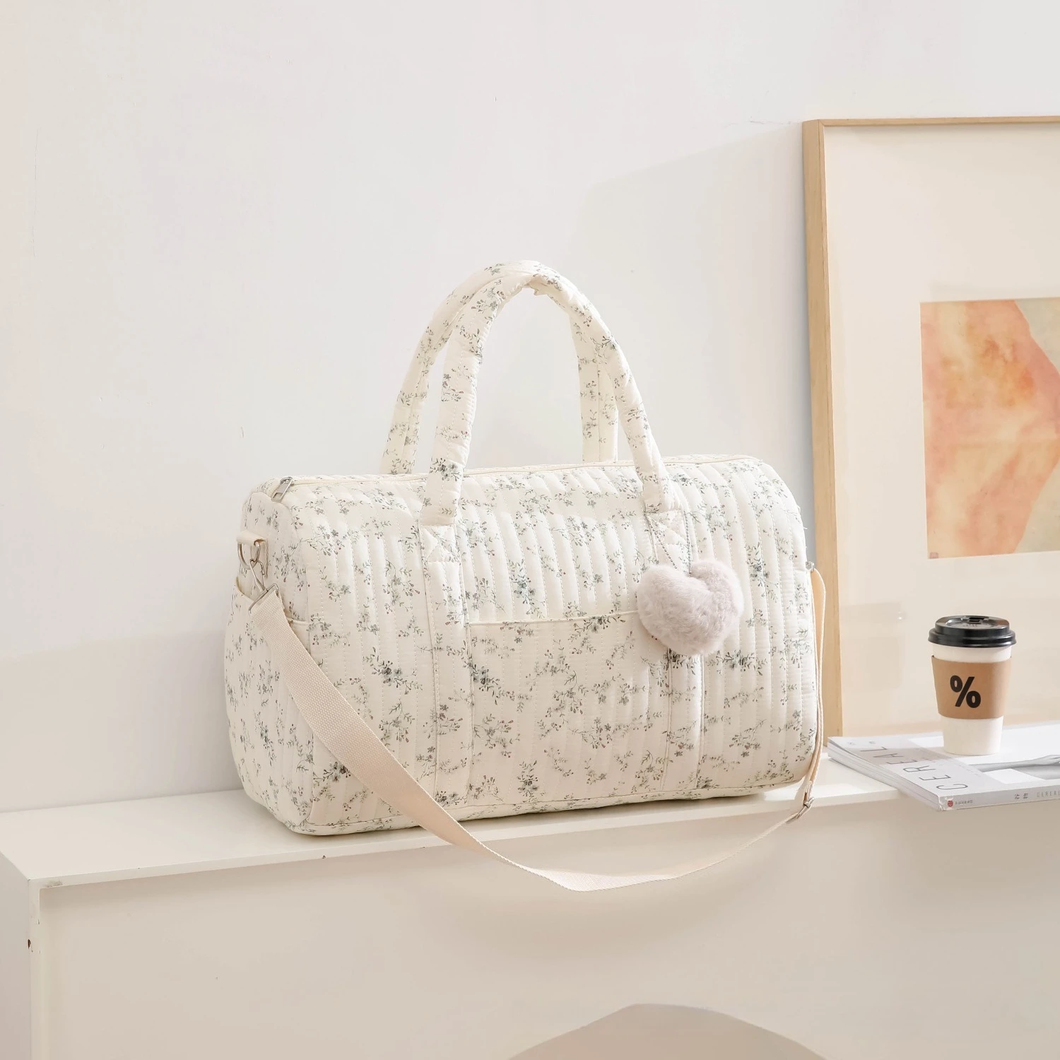 자수 꽃무늬 엄마 가방 대용량 기저귀 가방 출산 여행  - Diaper Caddy Organizer 리뷰 및 가격