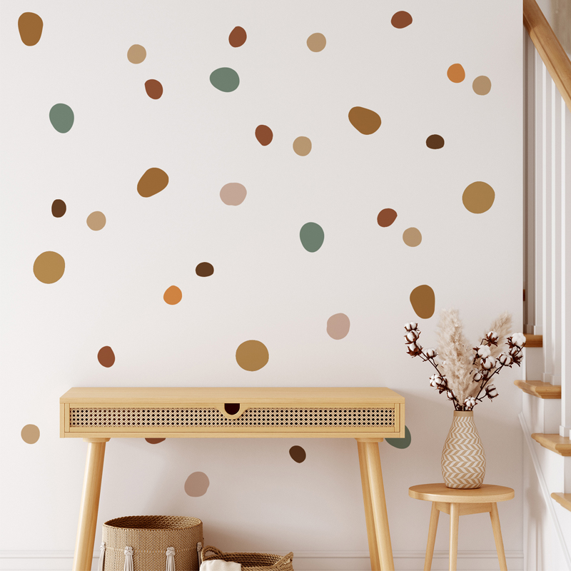 Boho 보육 폴카 도트 크리 에이 티브 벽 스티커 어 - Baby Nursery Vintage Decor 리뷰 및 가격