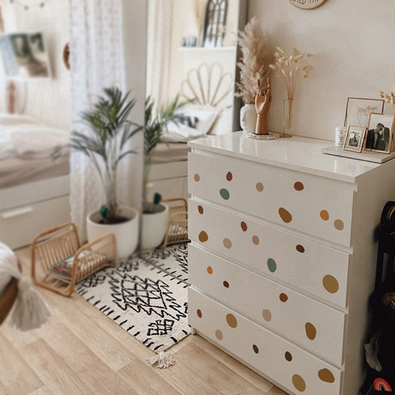 Boho 보육 폴카 도트 크리 에이 티브 벽 스티커 어 - Baby Nursery Vintage Decor 리뷰 및 가격