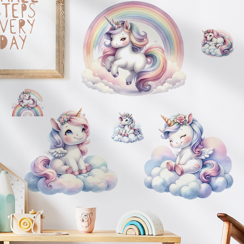 유니콘 장식 비닐 어린이 벽 스티커 아기 소녀 방 장식 - Baby Nursery Ideas Girl 리뷰 및 가격