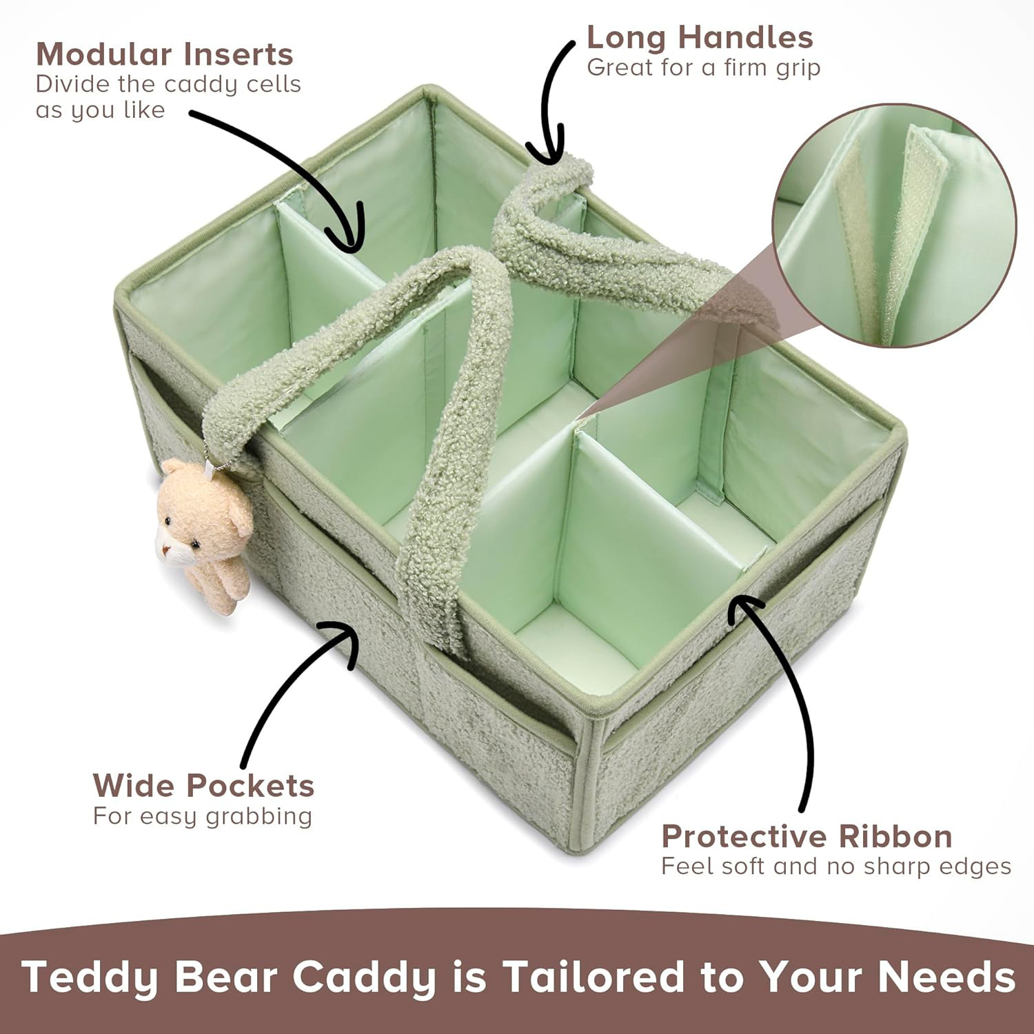 손잡이가 있는 아기 기저귀 정리함, 남아 및 여아 출산 - Diaper Caddy Organizer 리뷰 및 가격
