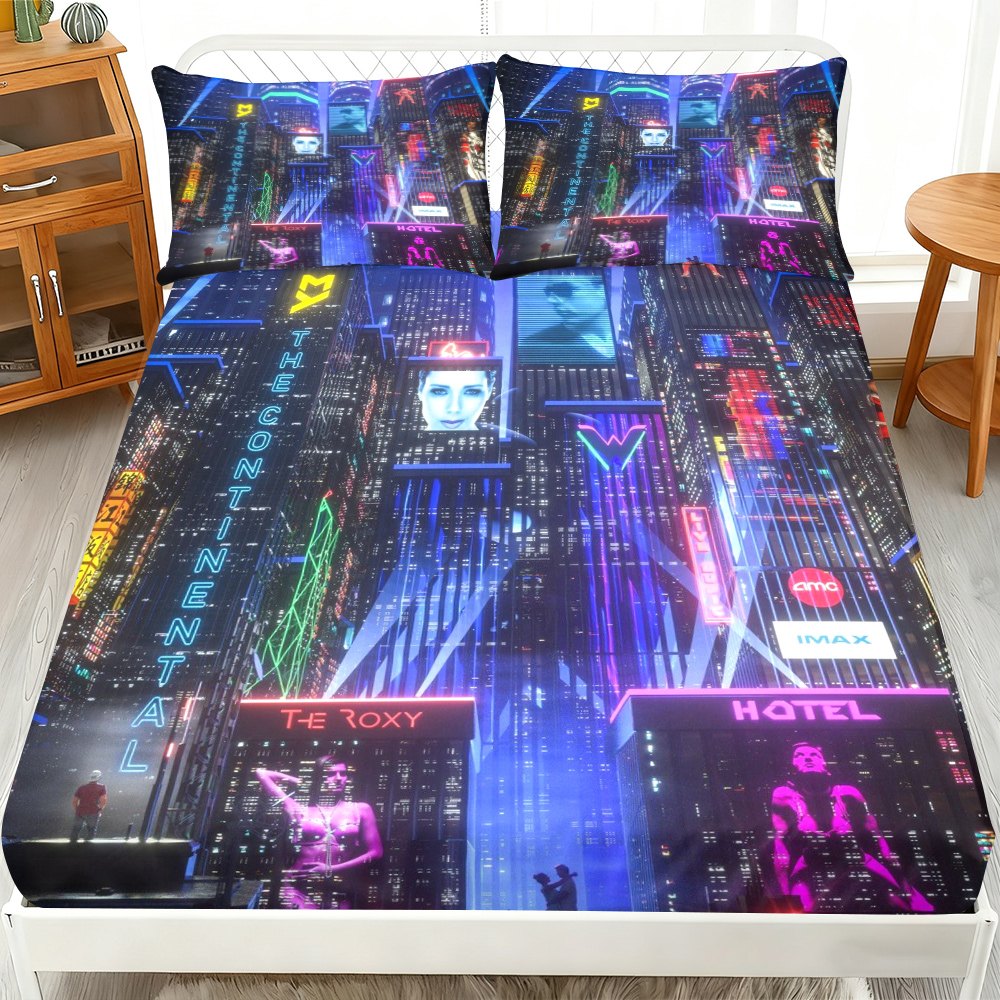 도시 풍경 디자인 침구 세트 3종, 프린트된 매트리스  - Baby Nursery Bedding Sets 리뷰 및 가격