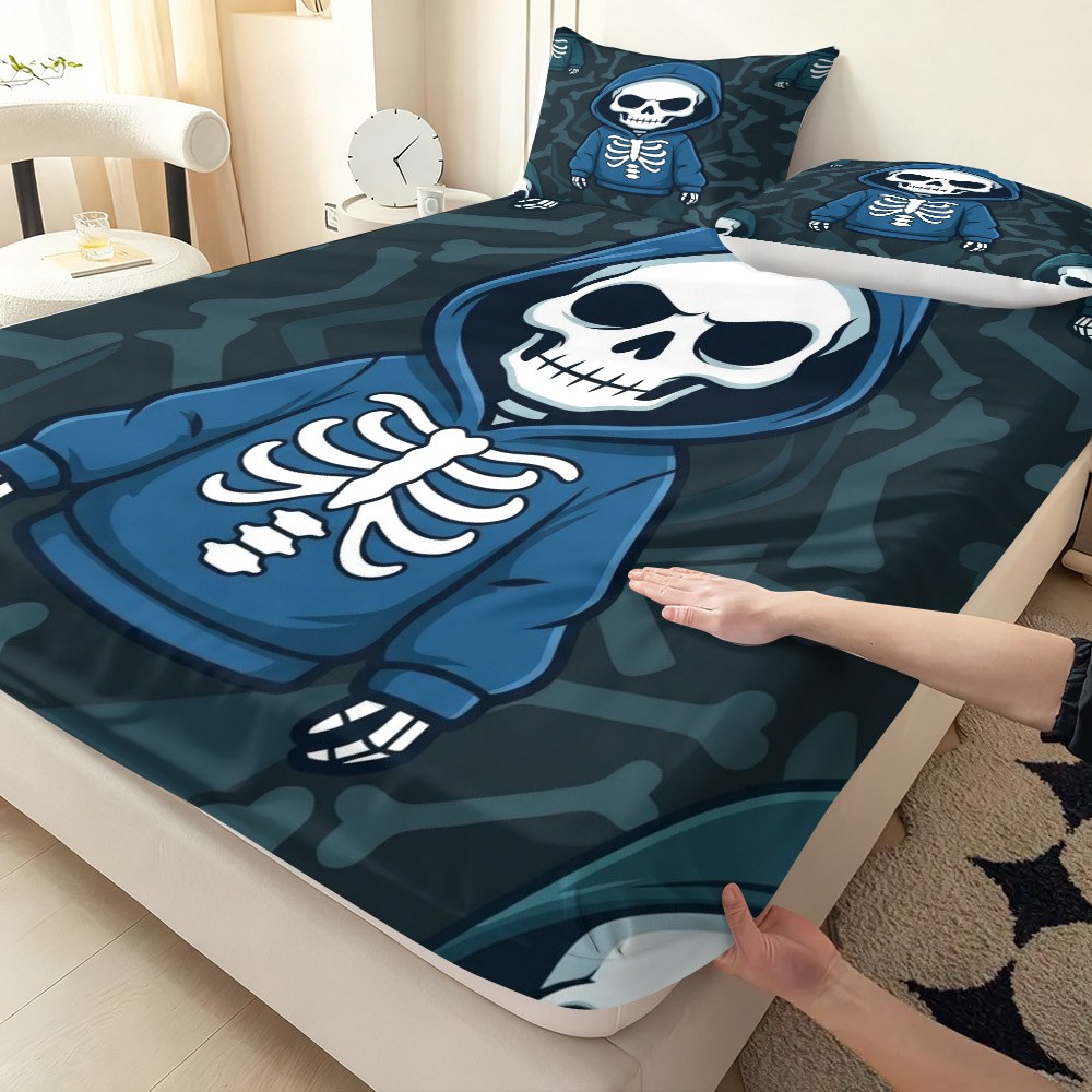 스컬 후디 침구 세트 침대 시트 풀세트 매트리스 보호대 - Baby Nursery Bedding Sets 리뷰 및 가격
