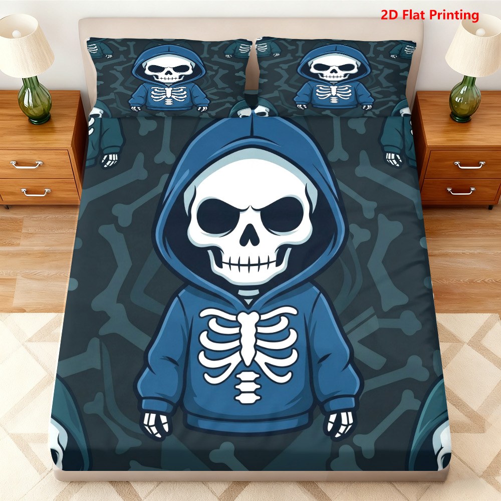 스컬 후디 침구 세트 침대 시트 풀세트 매트리스 보호대 - Baby Nursery Bedding Sets 리뷰 및 가격