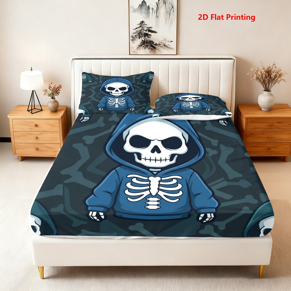 스컬 후디 침구 세트 침대 시트 풀세트 매트리스 보호대 - Baby Nursery Bedding Sets 리뷰 및 가격