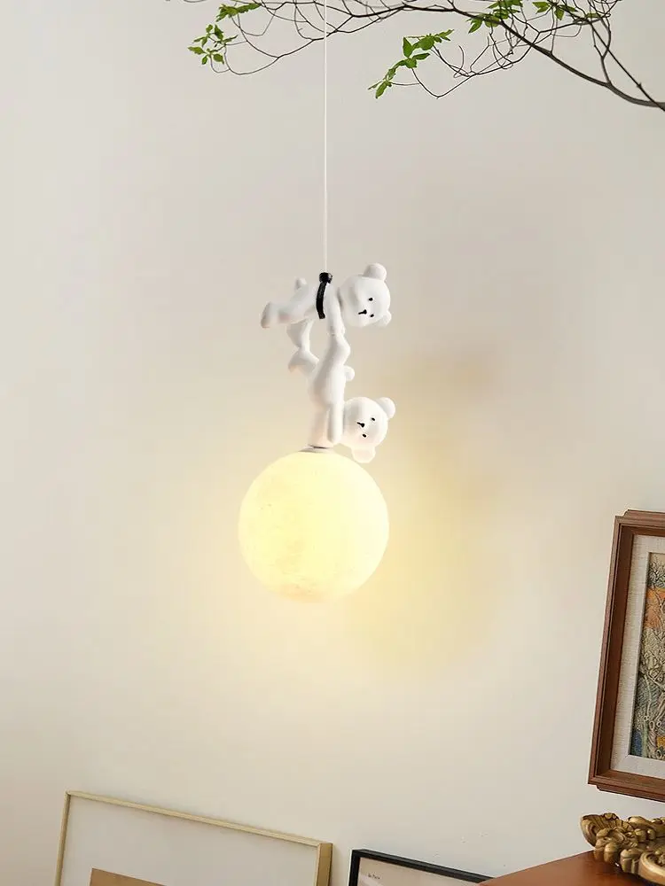 곰 램프 만화 캐릭터 아기방 침대 옆 펜던트 레진 어린 - Baby Nursery Decor Boy 리뷰 및 가격